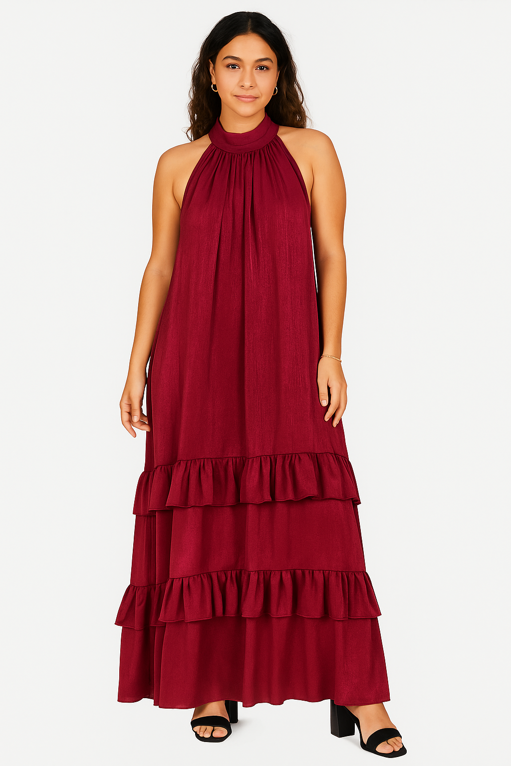 Sleeveless Backless Mini Dress
